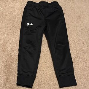 Under Armour Kids Black Sweatpants with Logo